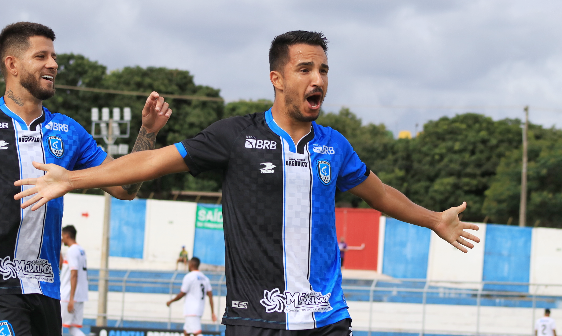 Mateusinho comemorando gol pelo Capital. Capital x Legião - Candangão BRB 2025