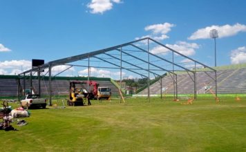 De novo na grama… Novacap volta hospital para o gramado do Bezerrão