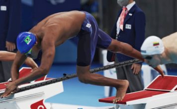 Brasília é ouro! Wendell Belarmino vence 50m livres da natação em Tóquio