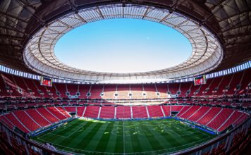 Decreto libera 50% de público em competições realizadas no Distrito Federal Conmebol - Estádio Nacional Mané Garrincha