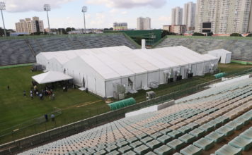 Com Hospital de Campanha desativado, Bezerrão espera obra no gramado