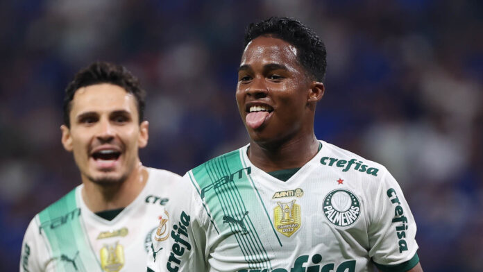 Endrick, jogador do Palmeiras