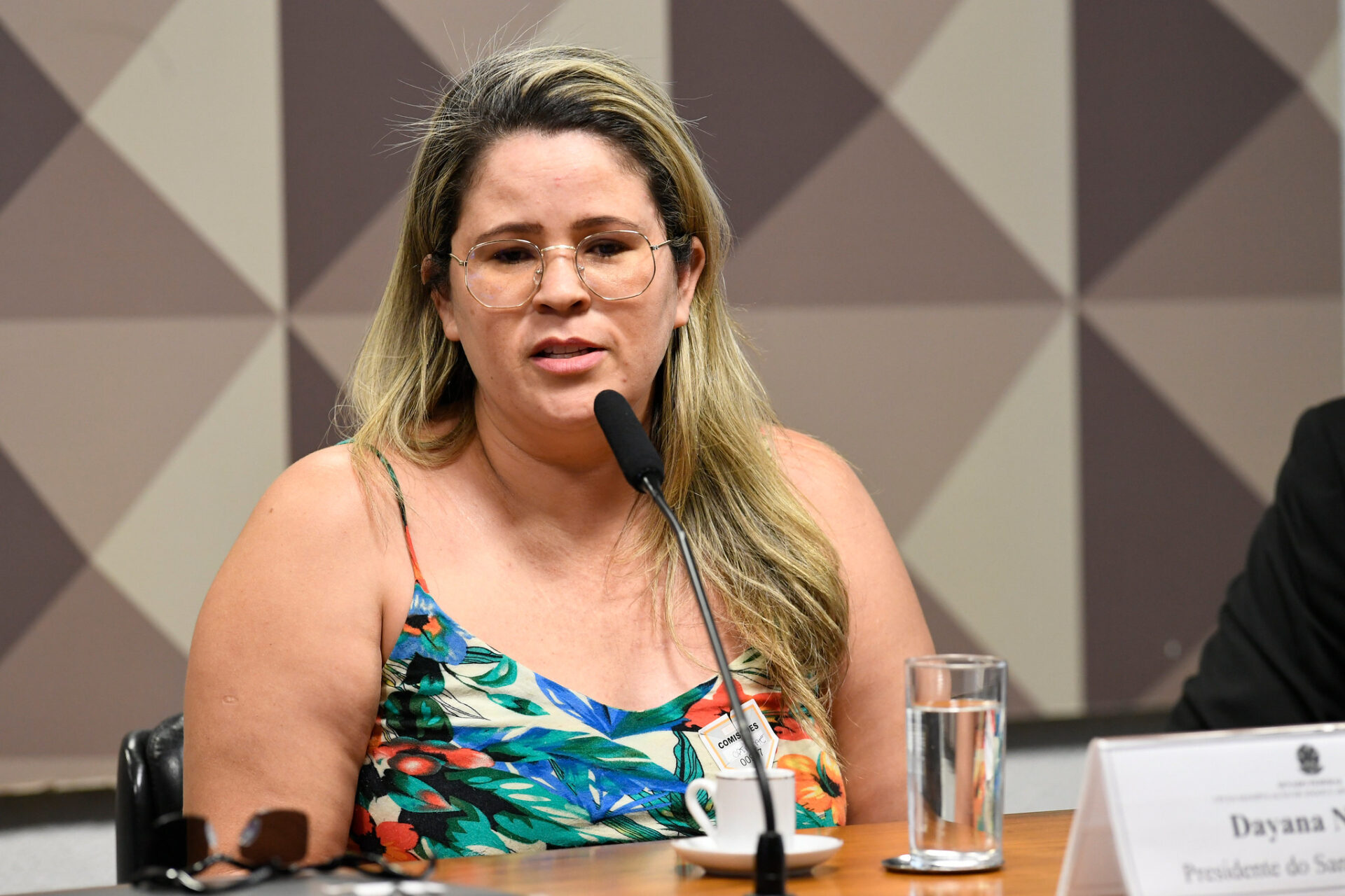 Dayana Nunes - Presidente do Santa Maria em depoimento na CPI da manipulação de resultados