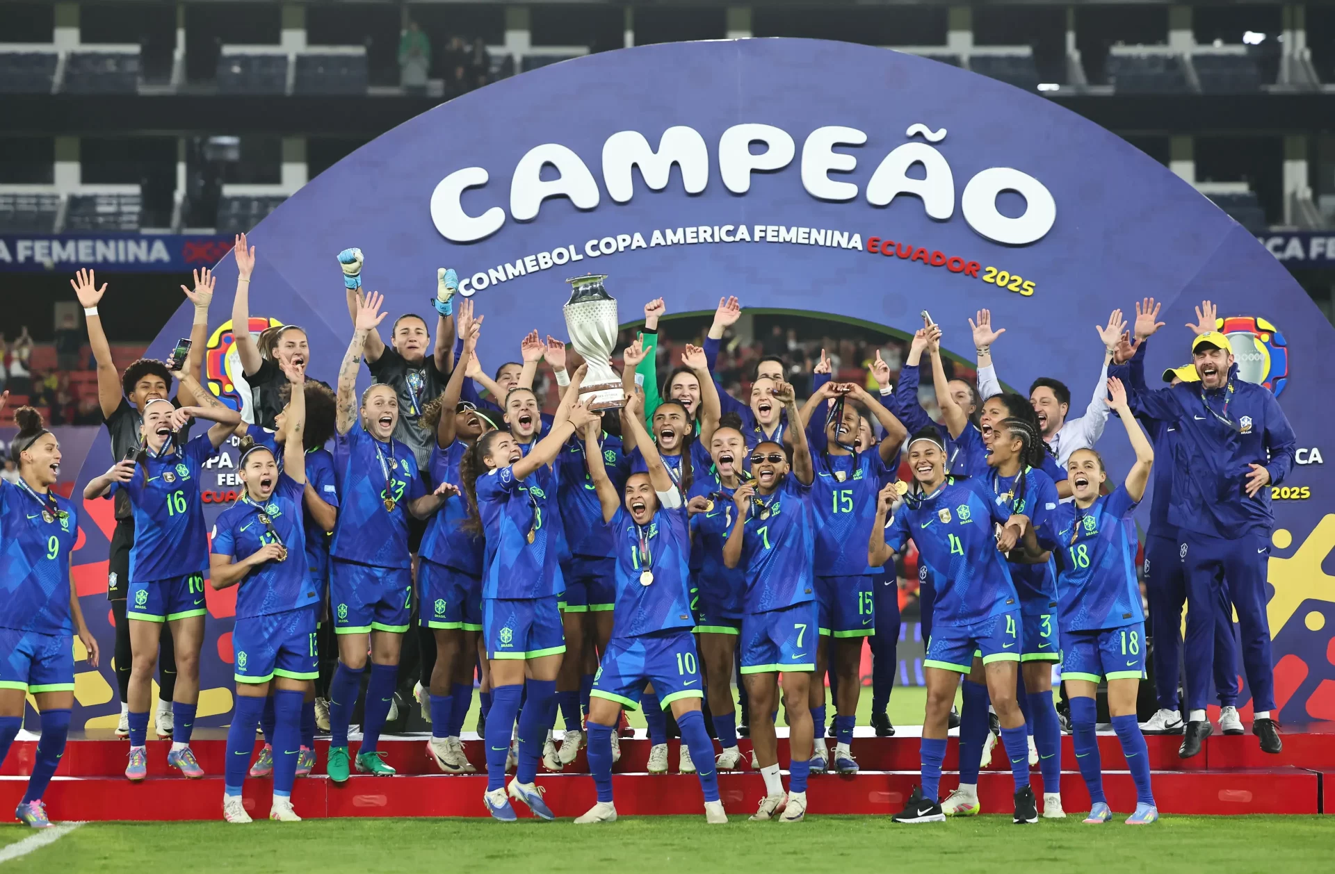 Seleção Brasileira Feminina é campeã da Copa América de Futebol Feminino