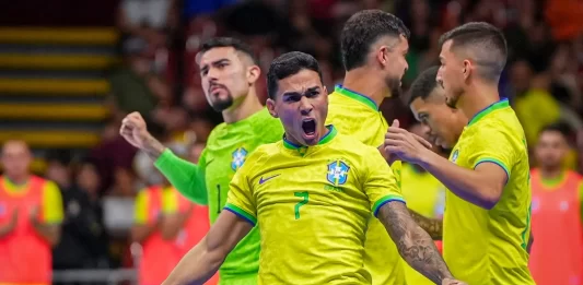 Brasil vence a Guatemala e avança às semis da Copa das Nações de Futsal Futsal