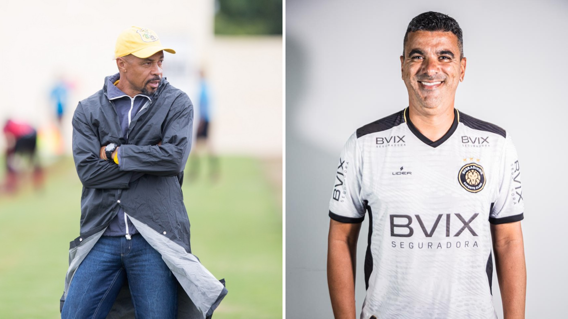 Luiz Carlos e Mário Henrique, treinadores de Samambaia e Sobradinho