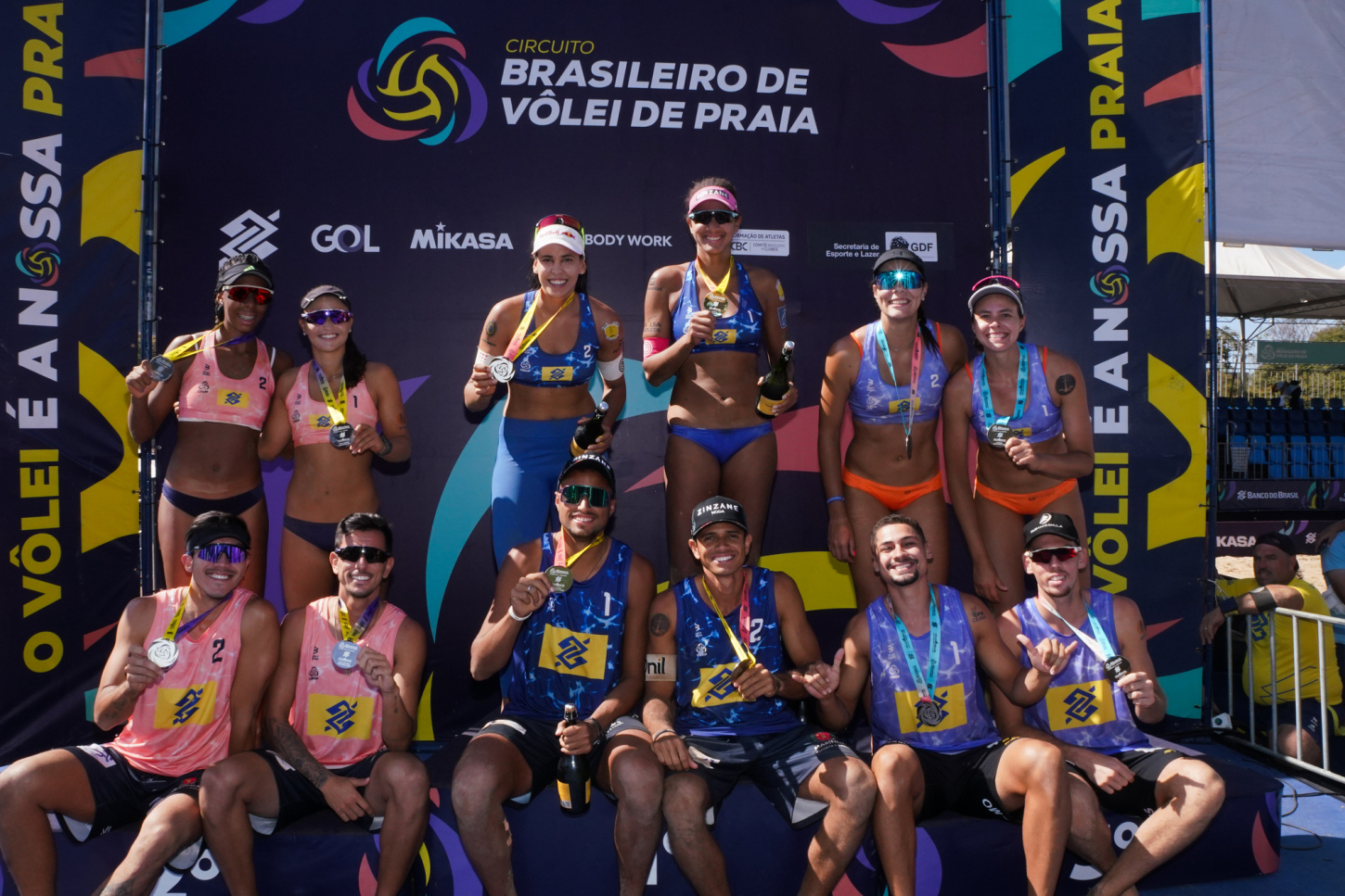 Circuito Brasileiro de Vôlei de Praia Etapa Brasília - Campeões do TOP12