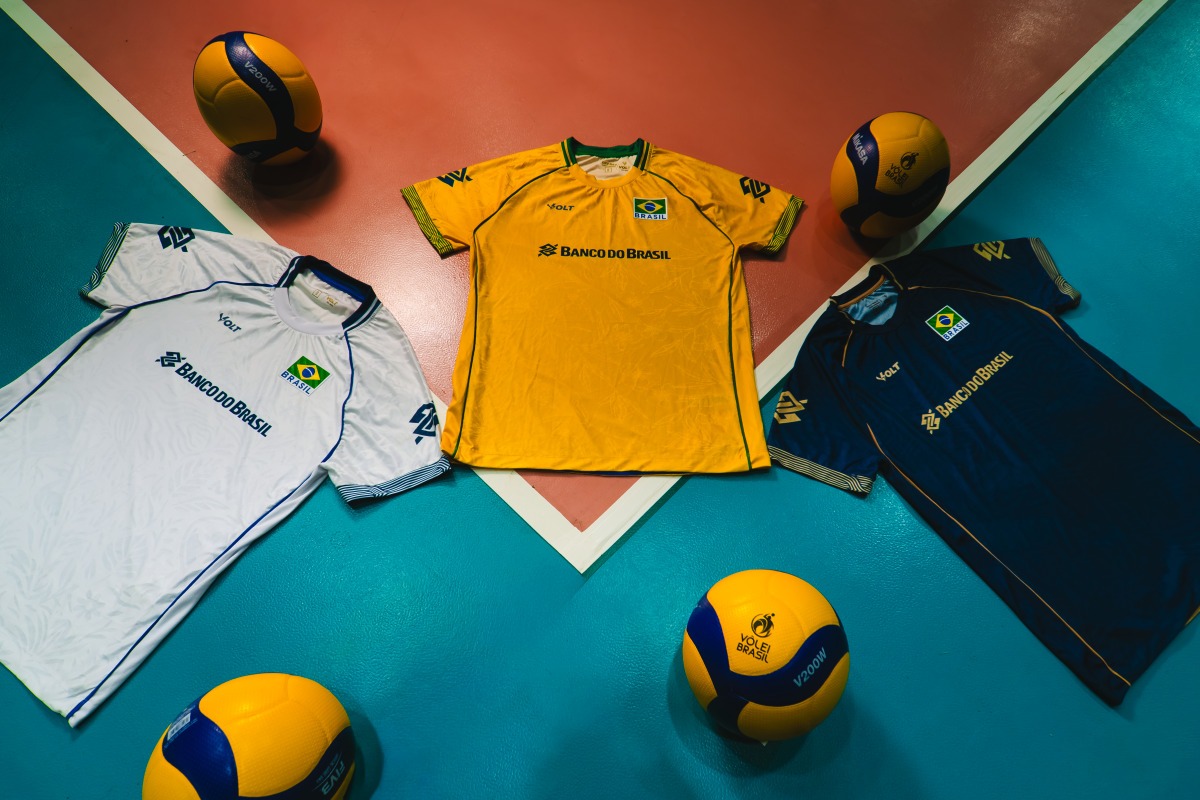 Uniformes do vôlei