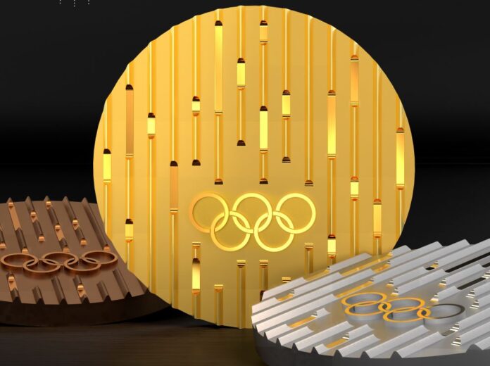 Desenho da medalha dos Jogos Olímpicos de Inverno da Juventude em Gangwon 2024 desenhada por Dante Akira Uwai