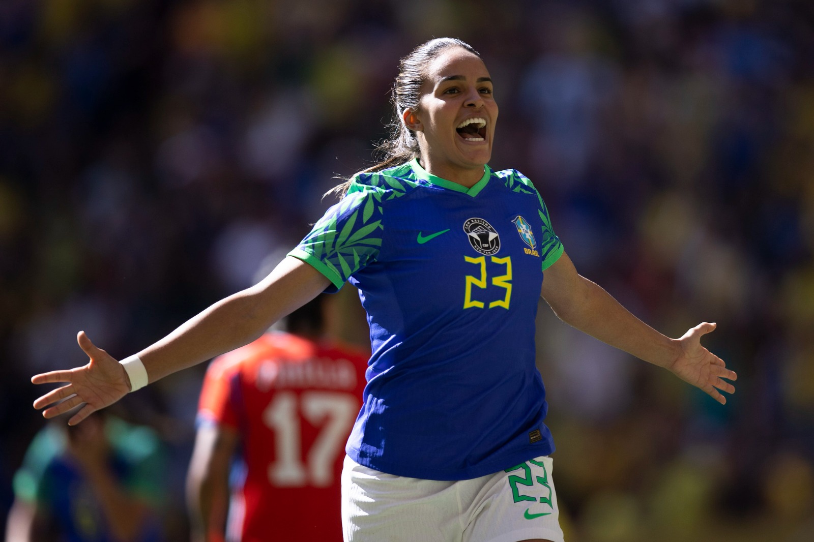 Jogo amistoso Brasil x Chile de futebol feminino - DF NA MÍDIA