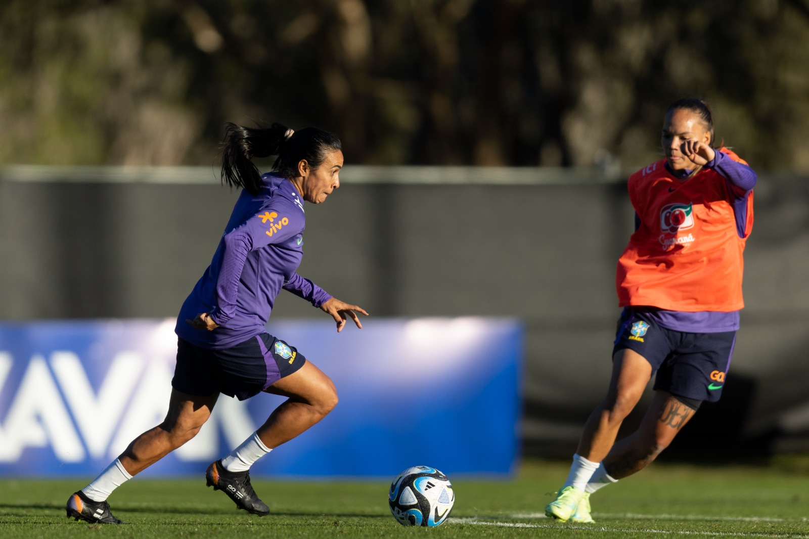 Nycole Raysla - Atacante do Benfica treinando com a Seleção Brasileira para a Copa do Mundo