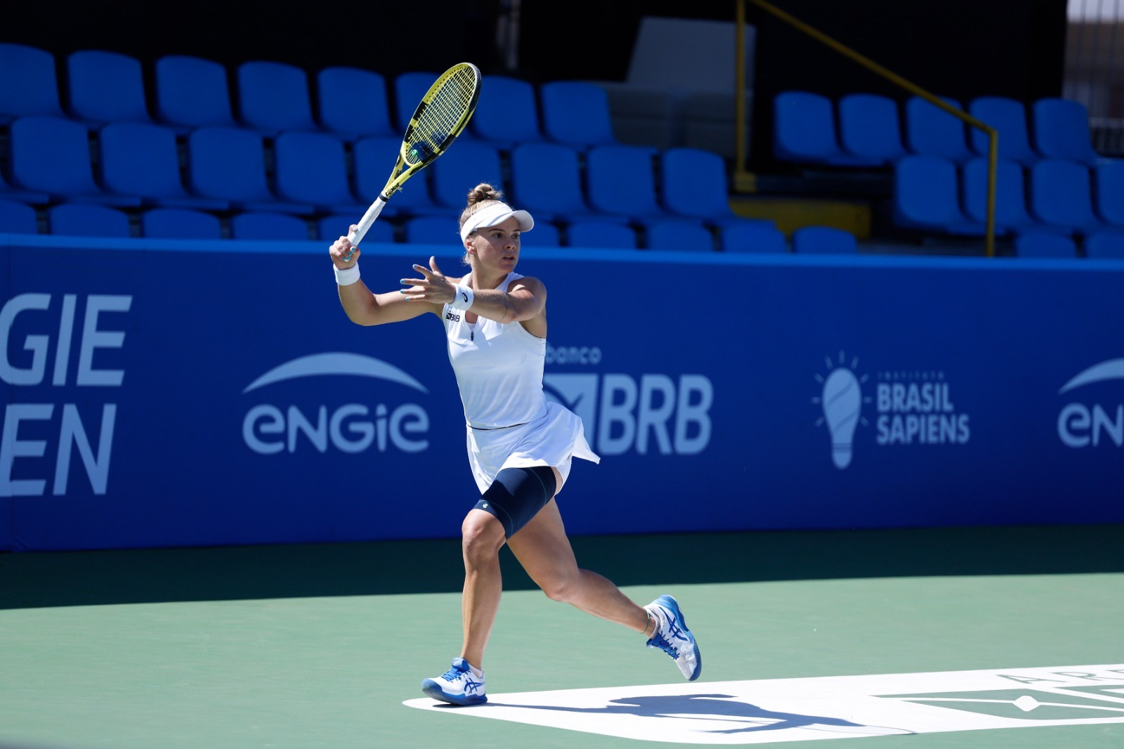 ENGIE Open - ITF W80 Brasília na Arena BRB - Quadra central da Arena BRB onde acontecerá o Billie Jean King Cup