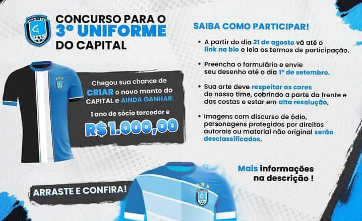 Campanha do Capital para o terceiro uniforme