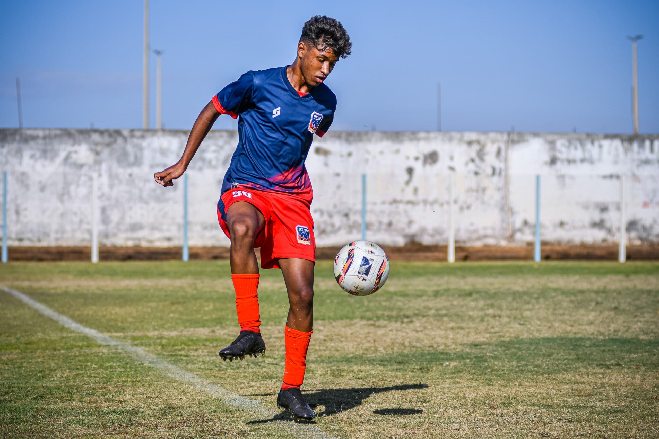 Kaká, jogador de 16 anos do SESP/Samambaense