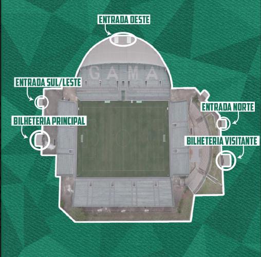 Mapa Estádio Bezerrão