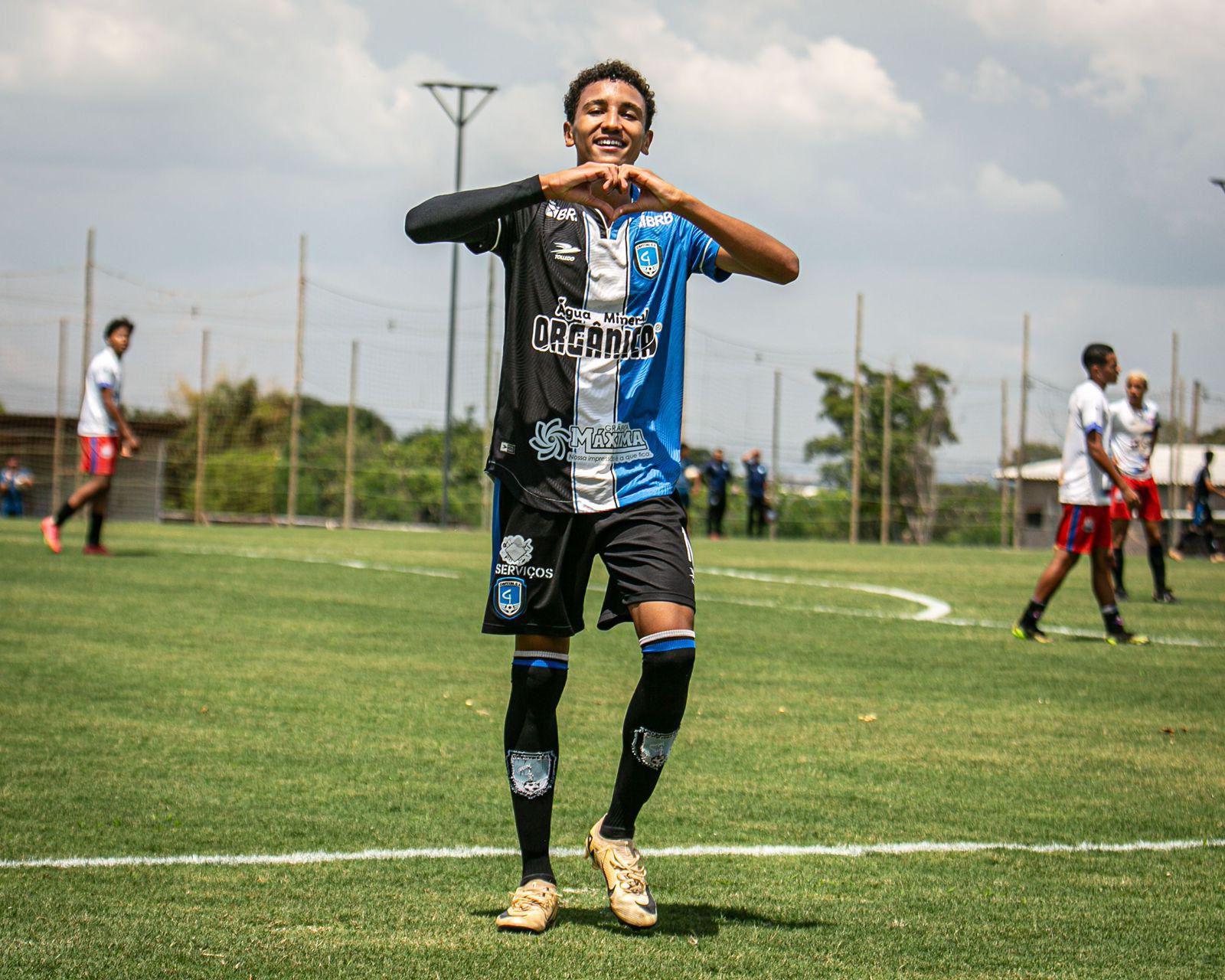 Dudu, atleta do Capital que foi negociado com o Red Bull Bragantino