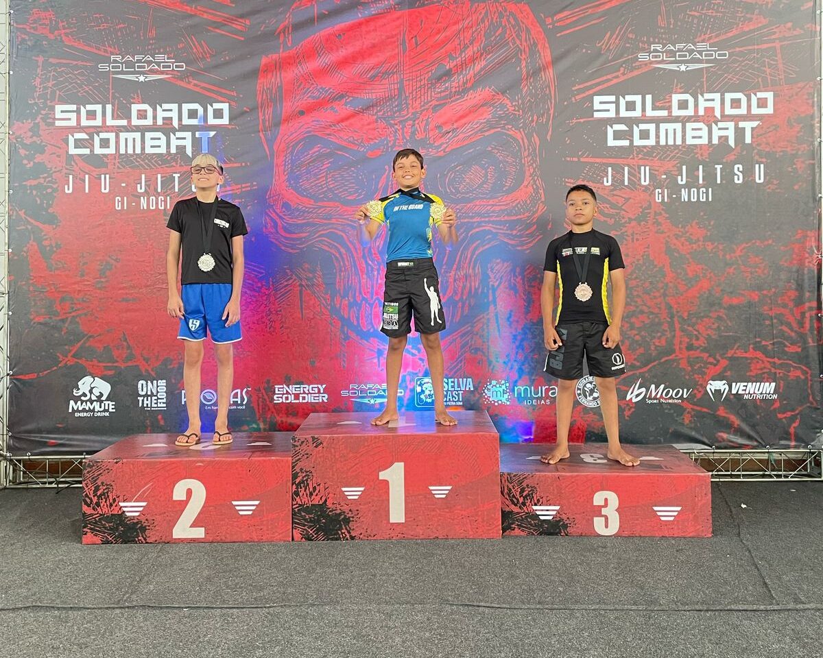 Emanuel, de 12 anos, é lutador de Jiu Jitsu