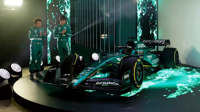 Carro de Fórmula 1 da Aston Martin F1 Team para a temporada 2023