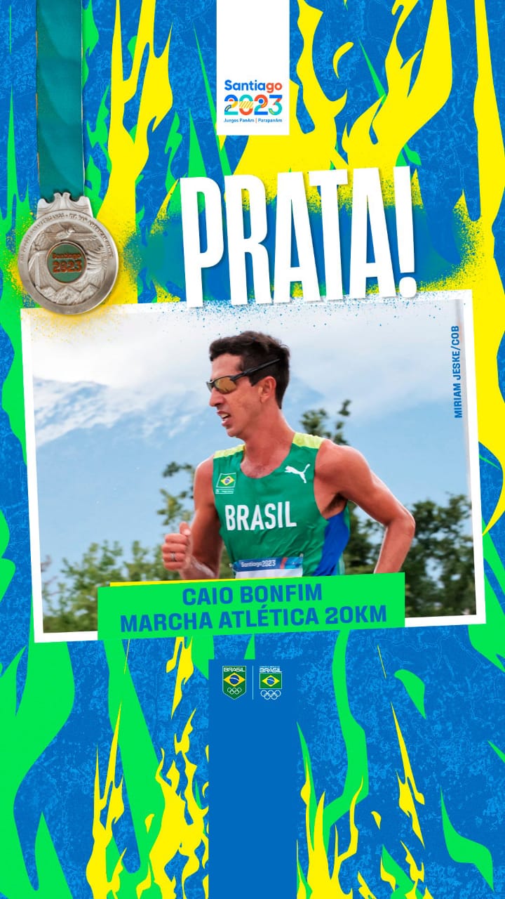 Caio Bonfim, medalhista Pan-Americano na marcha atlética