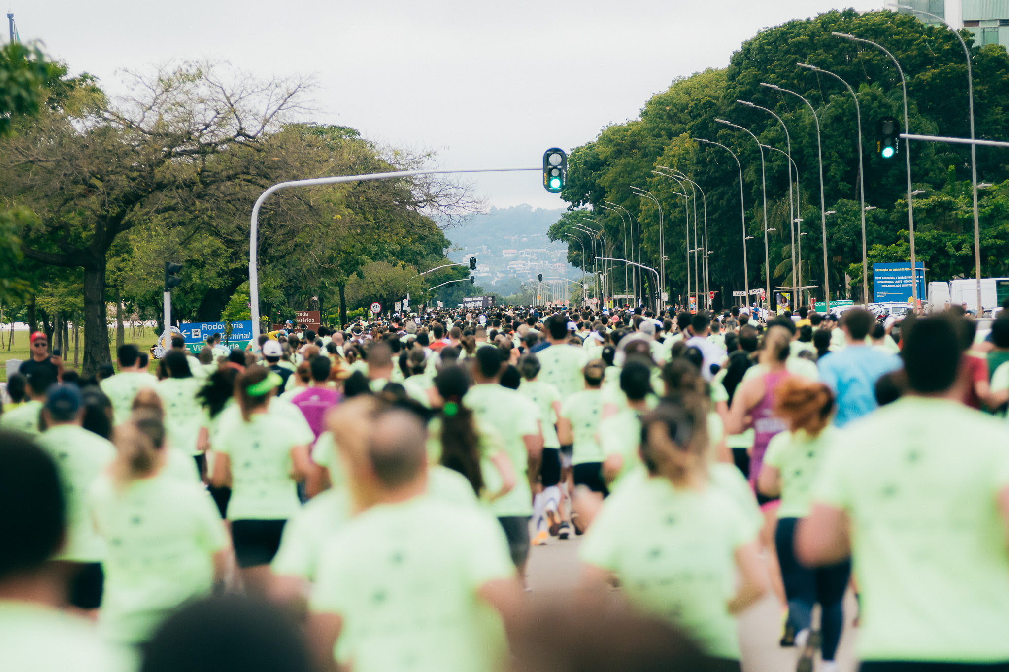Corrida de rua em Brasília