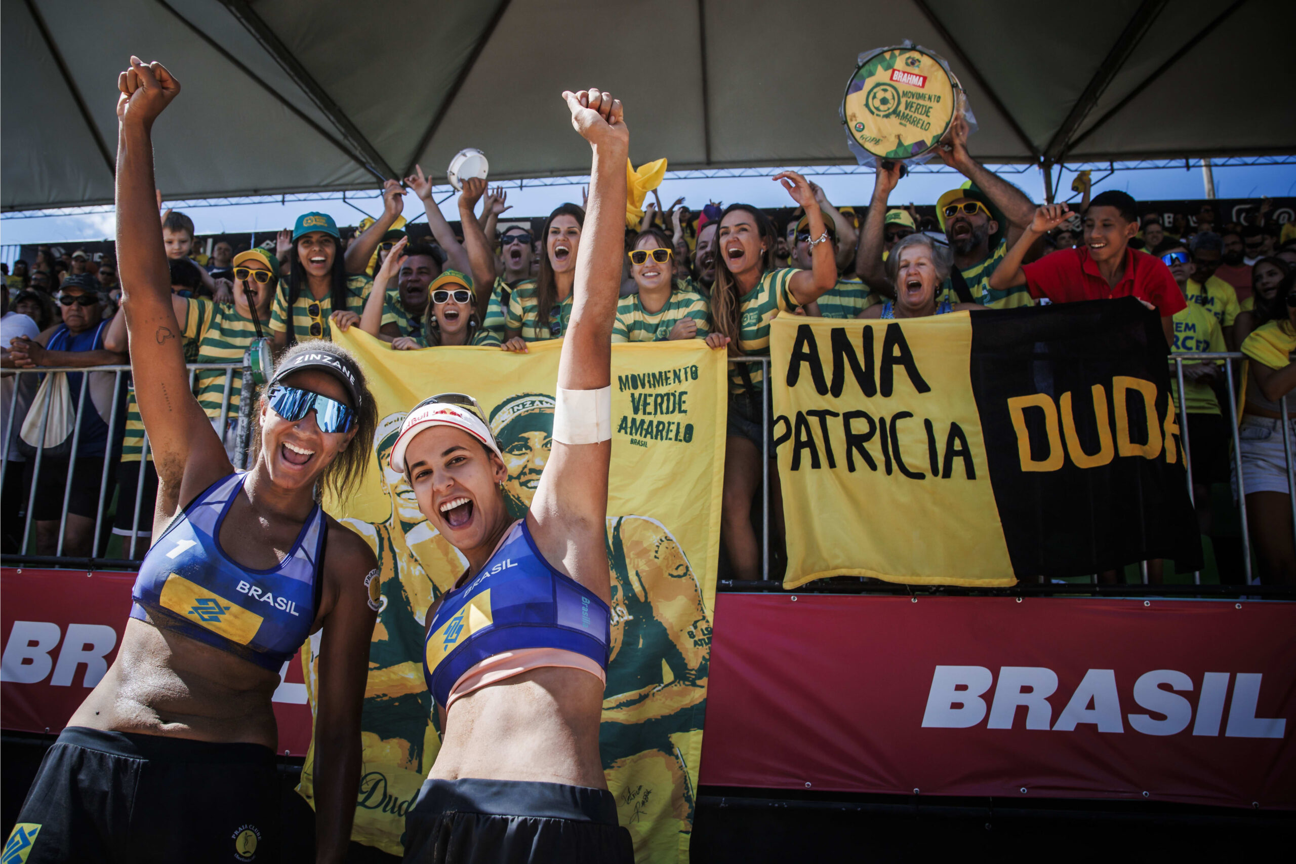 Dupla Ana Patrícia e Duda conquistou o ouro na etapa Brasília do Circuito Mundial de Vôlei de Praia